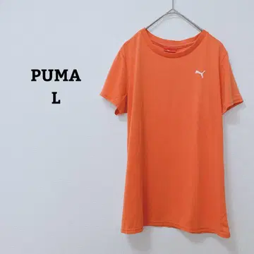 푸마 티셔츠 반팔 트레이닝 러닝 로고 자수 L