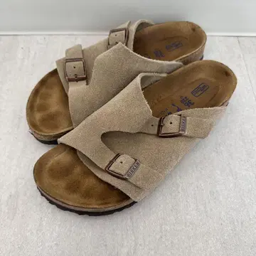 BIRKENSTOCK 베이지 스웨이드 샌들 36
