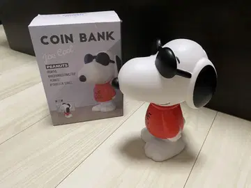 새상품 스누피 조쿨 소프트 비닐 뱅크 저금통 인테리어 SNOOPY