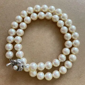 silver925 8mm 펄 목걸이