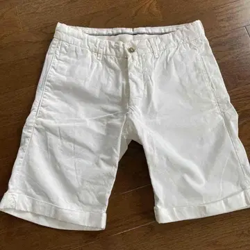LARDINI 라르디니 숏 팬츠 29 XS 화이트 부토니에르
