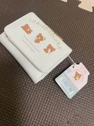 차이로이코구마 코구마 지갑 지갑 리락쿠마 삼중 지갑 지갑