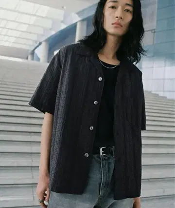 EMBROIDERY SHEER WASHER SHIRT