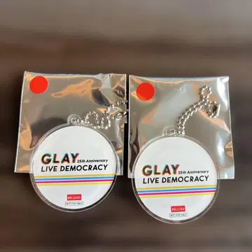 빅 에코 GLAY 콜라보 아크릴 키링 2개 세트