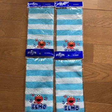 엘모 스트라이프 타월 4장 세트
