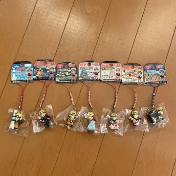 NARUTO 나루토 지역 특산품 키링 7종 세트