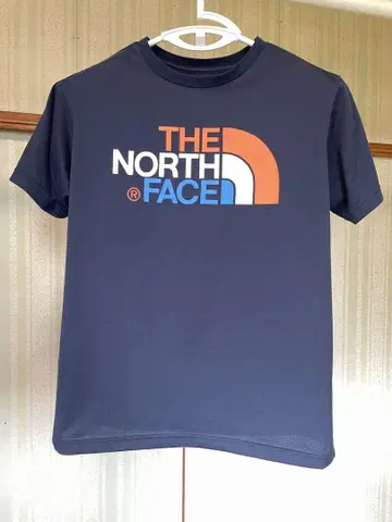 THE NORTH FACE 컬러풀 로고 T 다크 네이비 L NT31621