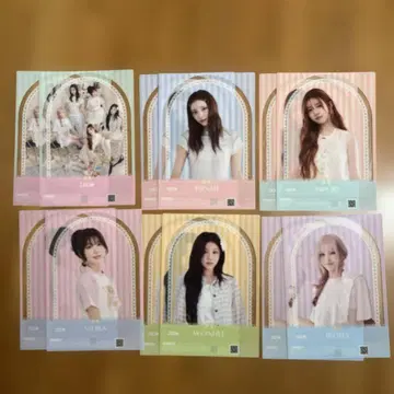 ILL IT 아이릿, 오리지널 미니 클리어 포스터 6종 총 12장 세트