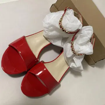 미사용 새상품 청키힐