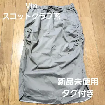 택 포함 새상품 스콧 클럽 계열 vin 사이드 개더 타이트 스커트 9호