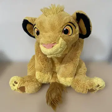 디즈니 리조트 라이온 킹 심바 봉제 인형 꼬리 포함 70cm