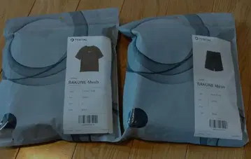 [TENTIAL] BAKUNE Mesh 블랙 반팔 L