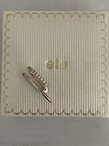 ete 에테 지르코니아 골드 이어 커프
