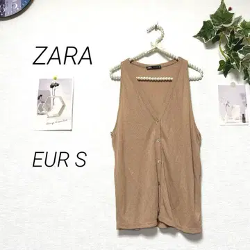 9151-1 자라 ZARA 베스트 슬리브리스 티셔츠 무지