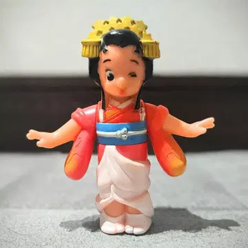 안미쓰 공주 팔을 걷어 올린 버전 소프트 비닐 쇼와 레트로
