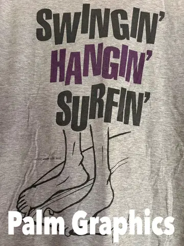 SWINGIN' HANGIN' SURFIN' 티셔츠
