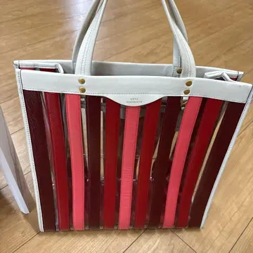 ANNA HINDMARCH 스트라이프 토트백