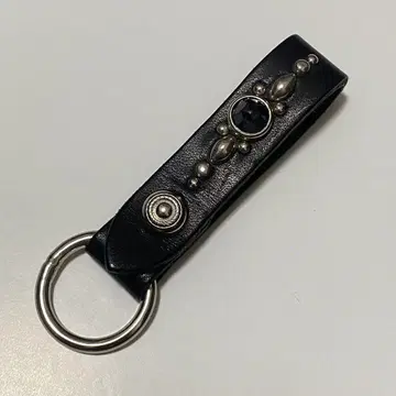 THEREALMcCOY'S 가죽 키링 키링 블랙
