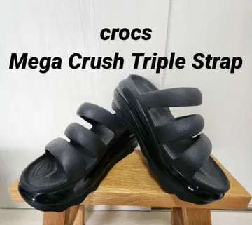 크록스 Mega Crush Triple Strap 사이즈=26cm