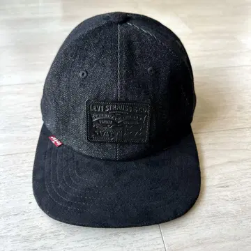 리바이스 블랙 데님 캡