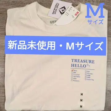 M 사이즈 HELLO TREASURE 유니클로 콜라보 티셔츠