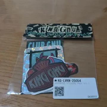 King Gnu LIVEHOUSE TOUR 스티커 씰 Vol.2