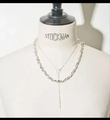 인기 상품 Soierie Figue necklace(2P) 실버