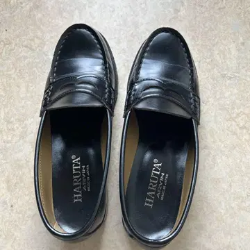 HARUTA 블랙 로퍼 24.5cmEE
