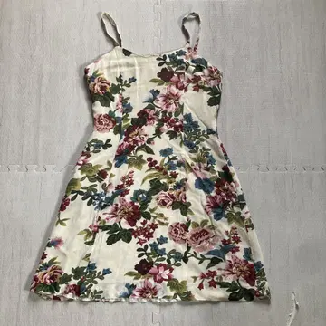 Gerard darel 플로럴 프린트 슬리브리스 원피스