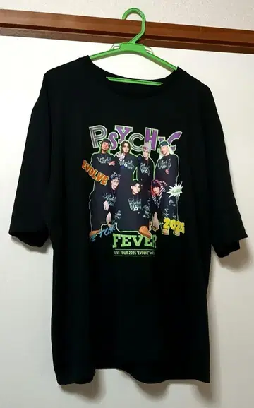 PSYCHICFEVER 사이피 EVOLVE M 사이즈 사진 티셔츠