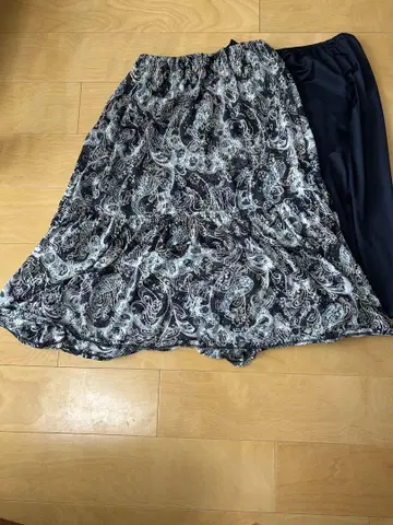 콤사 롱 스커트