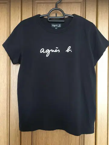 agnes b. 에네스베 블랙 스테디셀러 티셔츠 사이즈 3 예쁜