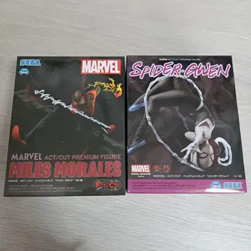 MARVEL 프리미엄 피규어 스파이더 그웬, 마일즈 모랄레스