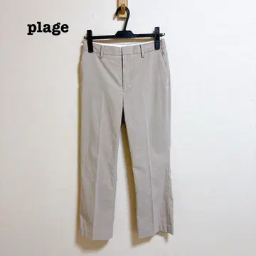 plage 스틱 팬츠 슬랙스 플라주