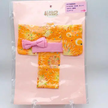 리카짱 캐슬 22cm 사이즈 2015년 유카타 불꽃놀이 오렌지 3302