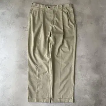 90s 타미힐피거 치노 팬츠 2턱 슬랙스 구택 베이지
