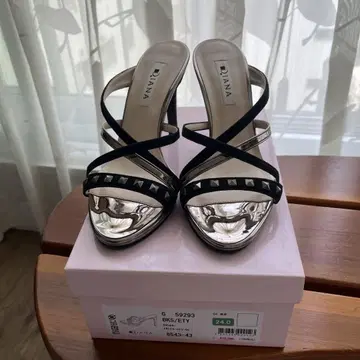 Diana 힐 뮬 24.0cm 블랙