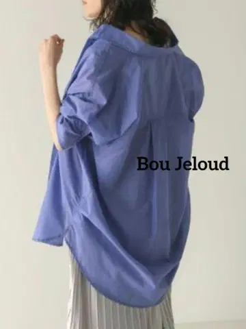 Bou Jeloud 시어 BIG 셔츠 블라우스 부즈루드