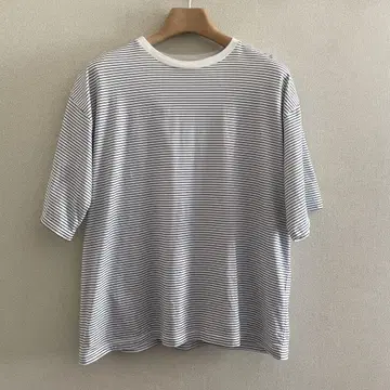 MINEDENIM 23ss 화이트 보더 티셔츠