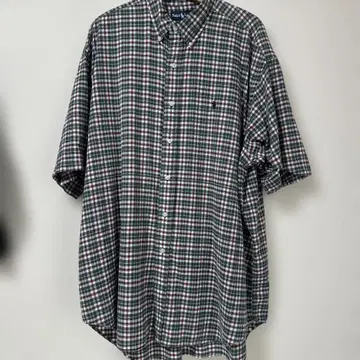 Ralph Lauren Blake XL 체크 무늬 반팔 셔츠
