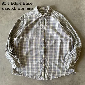 90's Eddie Bauer 에디 바우어 체크 셔츠