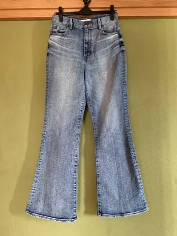 MOUSSY 부츠 컷 데님 라이트 블루