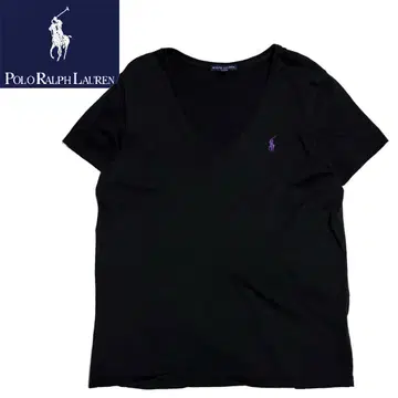 Ralph Lauren 랄프 로렌 V넥 티셔츠 블랙 블랙 XL