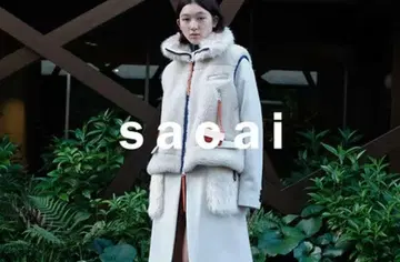컨디션 최상 sacai 사카이 보아 도킹 자켓 롱 코트