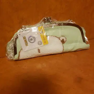 SNOOPY 스누피 사가라 자수 가마구치 숄더백 민트 그린