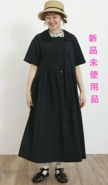 사만사 모스모스 튤 레이스 옷깃 원피스
