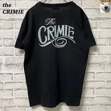 새상품급! CRIMIE 백 프린트 가슴 포켓 티셔츠