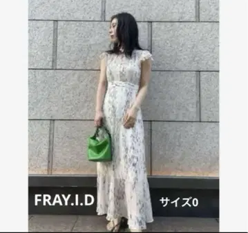 FRAY.I.D 슬리브리스 롱 원피스 사이즈 0