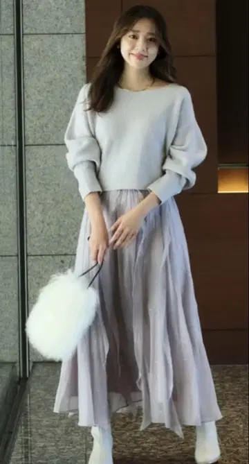 JUSGLITTY 라메 도트 프릴 스커트