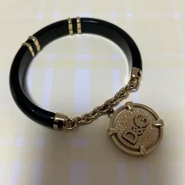 D&G 체인 팔찌 블랙 골드